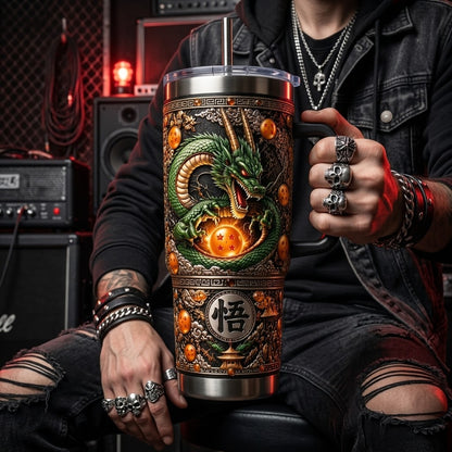 Anime Dragon Tumbler 40oz – view 2