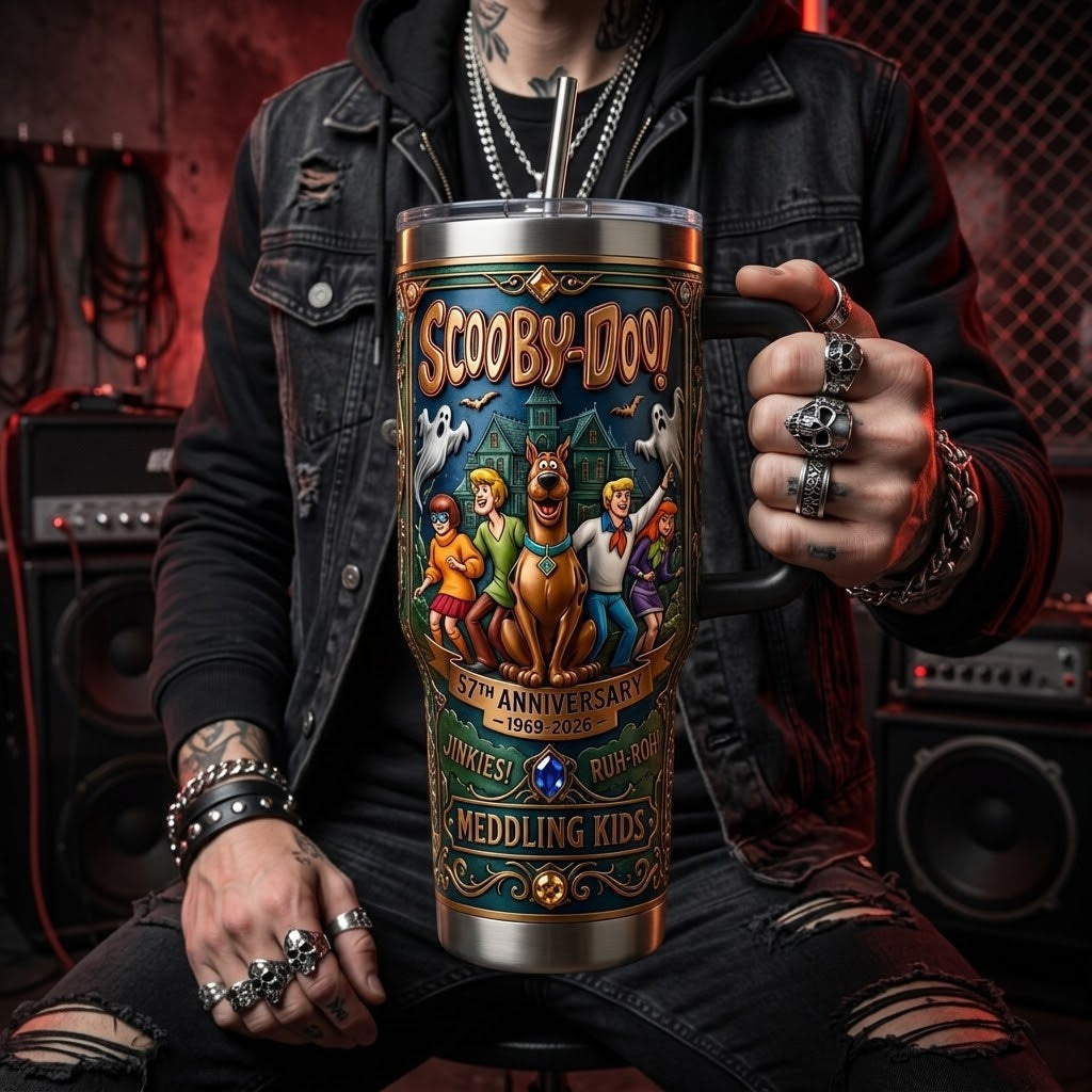 Scoobii-Doooo 57th Anniversary 1969–2026 V2 20oz 40oz Tumbler – view 2