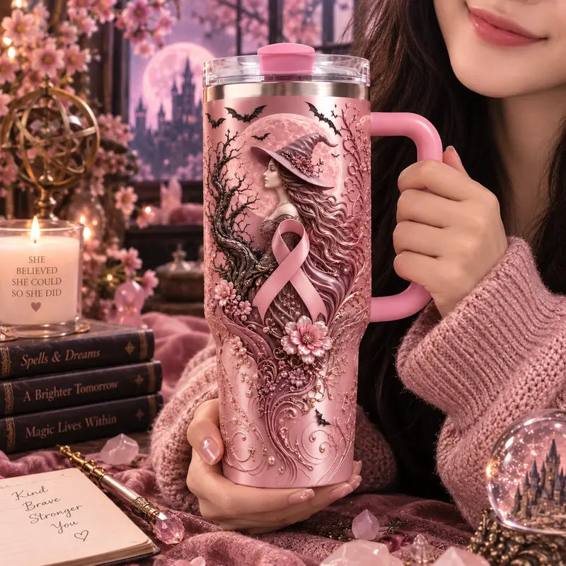 Pink Witch Tumbler 40oz – view 2