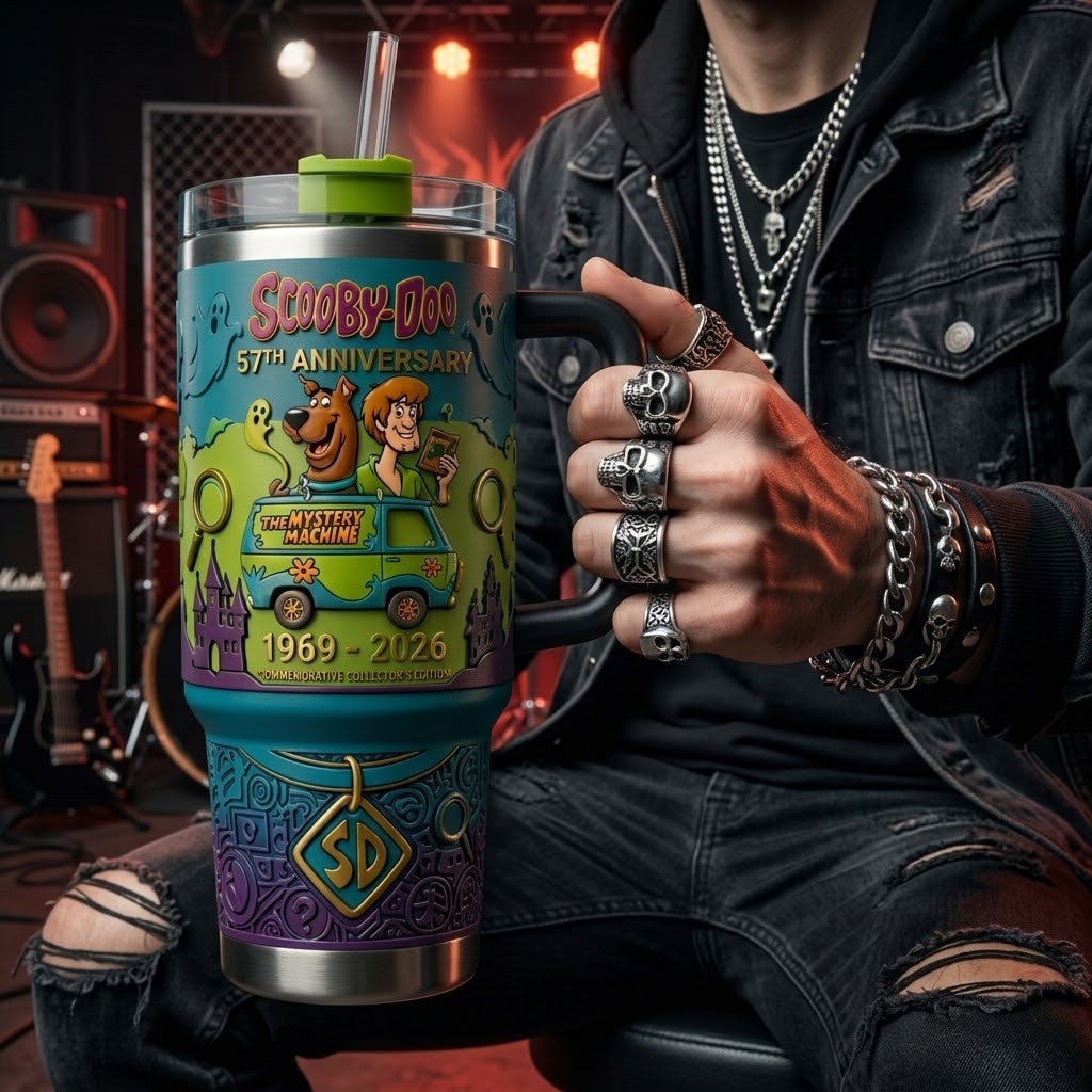 Scoobii-Dooo 57th Anniversary 1969–2026 40oz V3 Tumbler – view 2