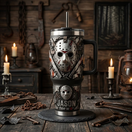 Jason Voorhees Tumbler 40oz