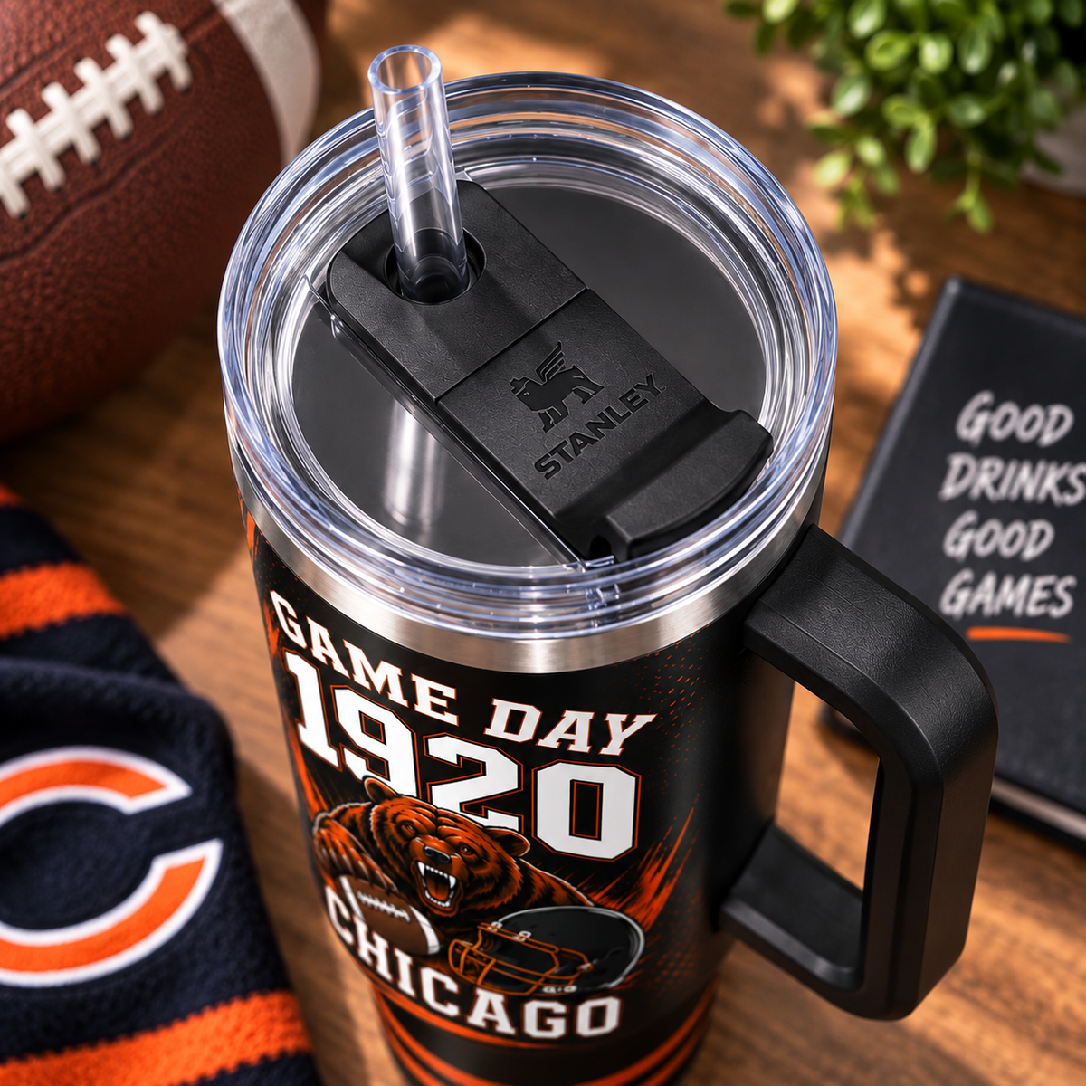 Chicago Football 1920 40oz Tumbler – view 5