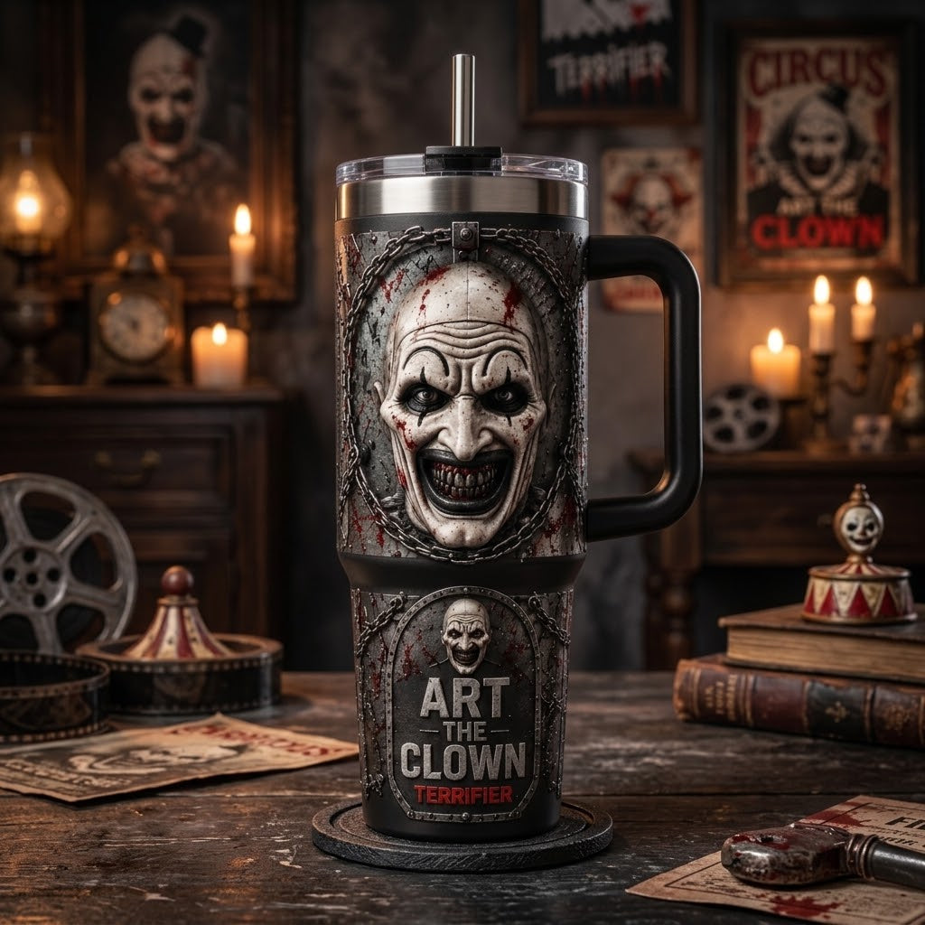 Art the Clown Tumbler 40oz