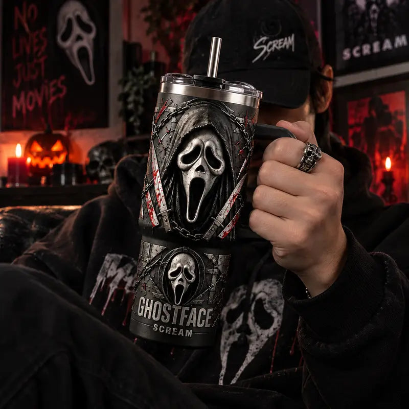 Ghostface Scream 40oz Tumbler – view 2