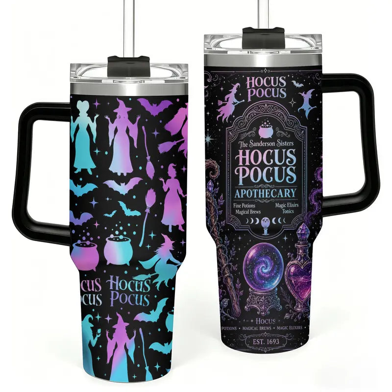 Halloween Tumbler – 40oz-black handle