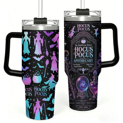 Halloween Tumbler – 40oz-black handle