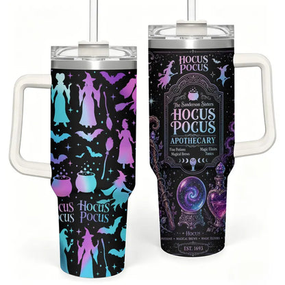 Halloween Tumbler – 40oz-white handle