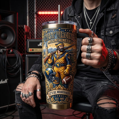 West Virginia Mountaineers 40oz Tumbler – view 2