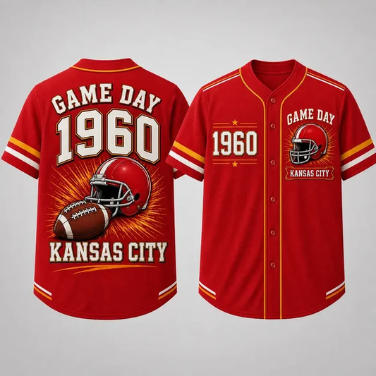 Kansas City Game Day 1960 Baseball Jersey