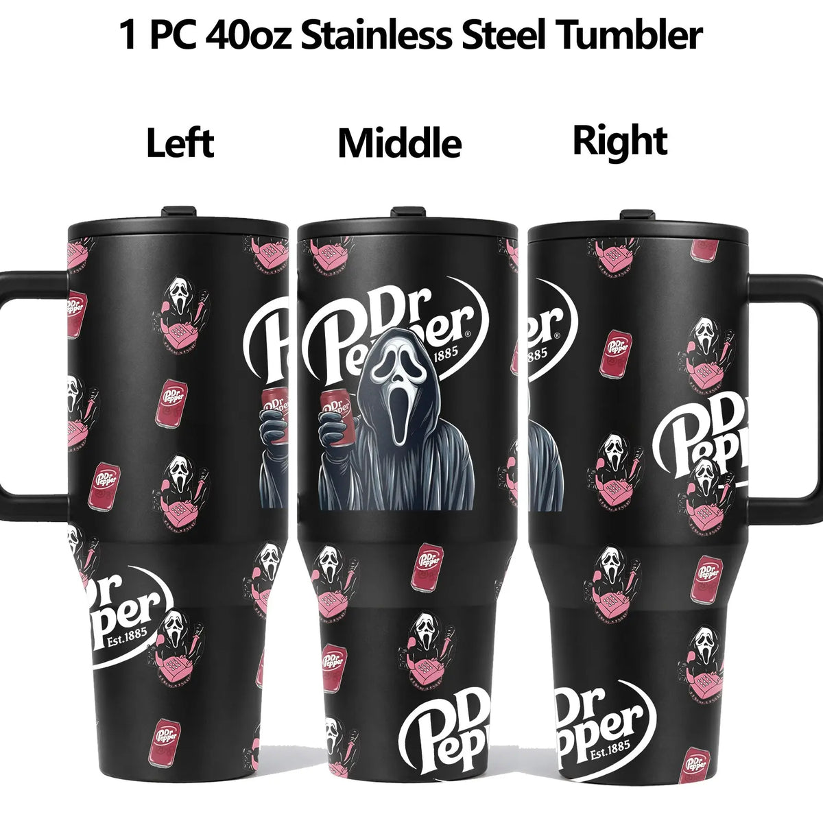 Dr Pepper Ghostface 40oz Tumbler – view 4