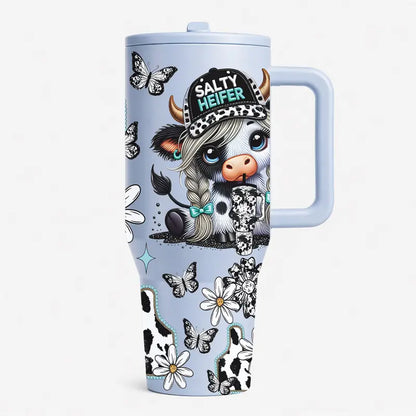 Salty Heifer Tumbler 40 oz – Blue
