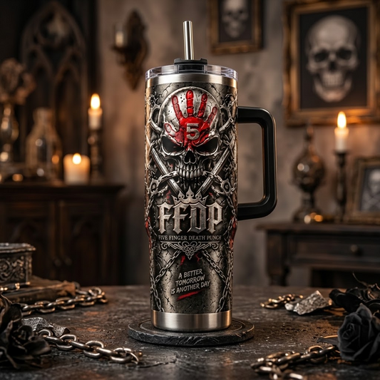 Skull Inspired 40oz Tumbler