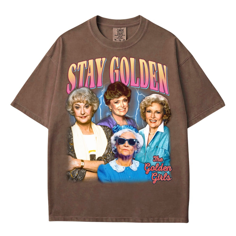 Stay Golden | The Golden Girls Movie Photo Bootleg 90s T-shirt