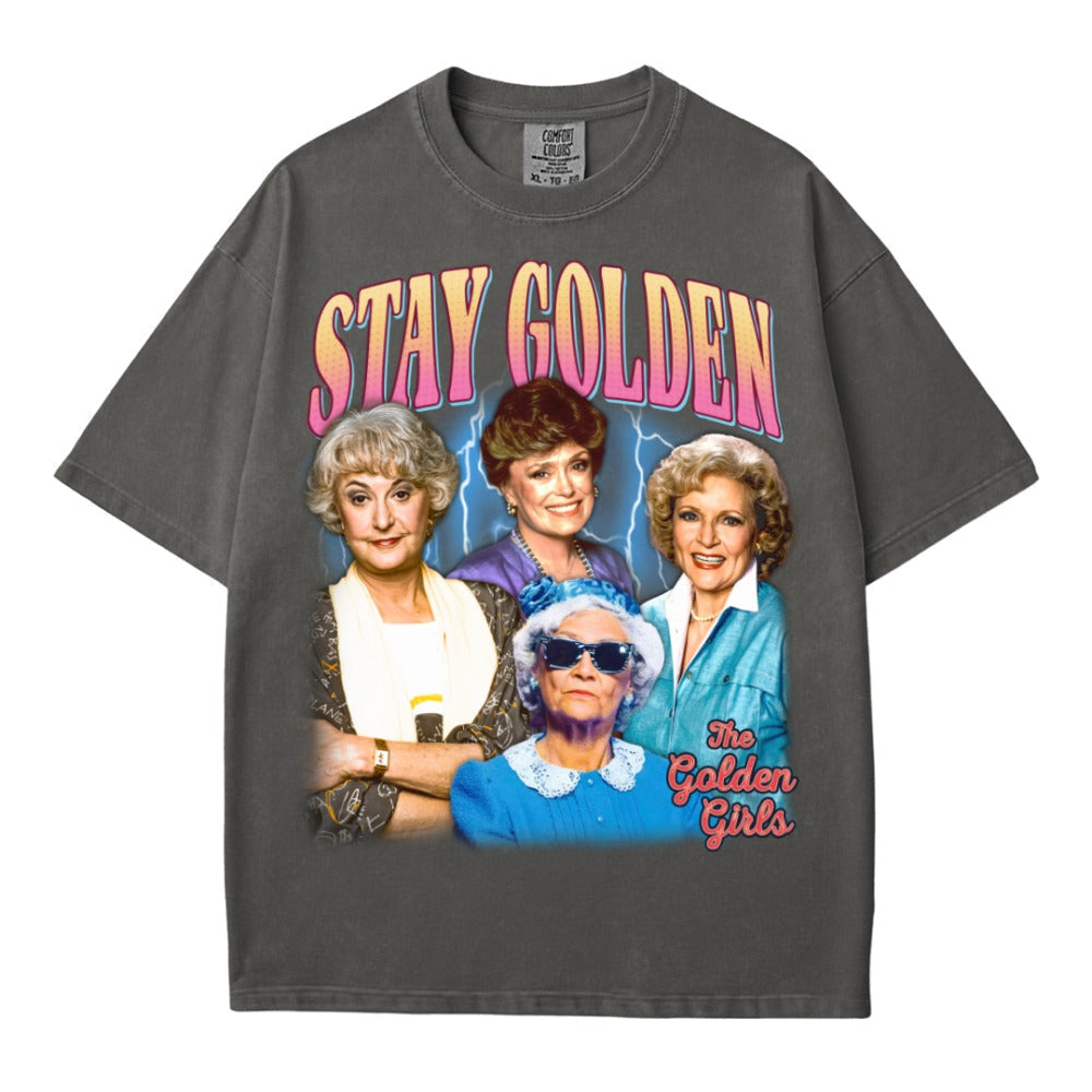 Stay Golden | The Golden Girls Movie Photo Bootleg 90s T-shirt
