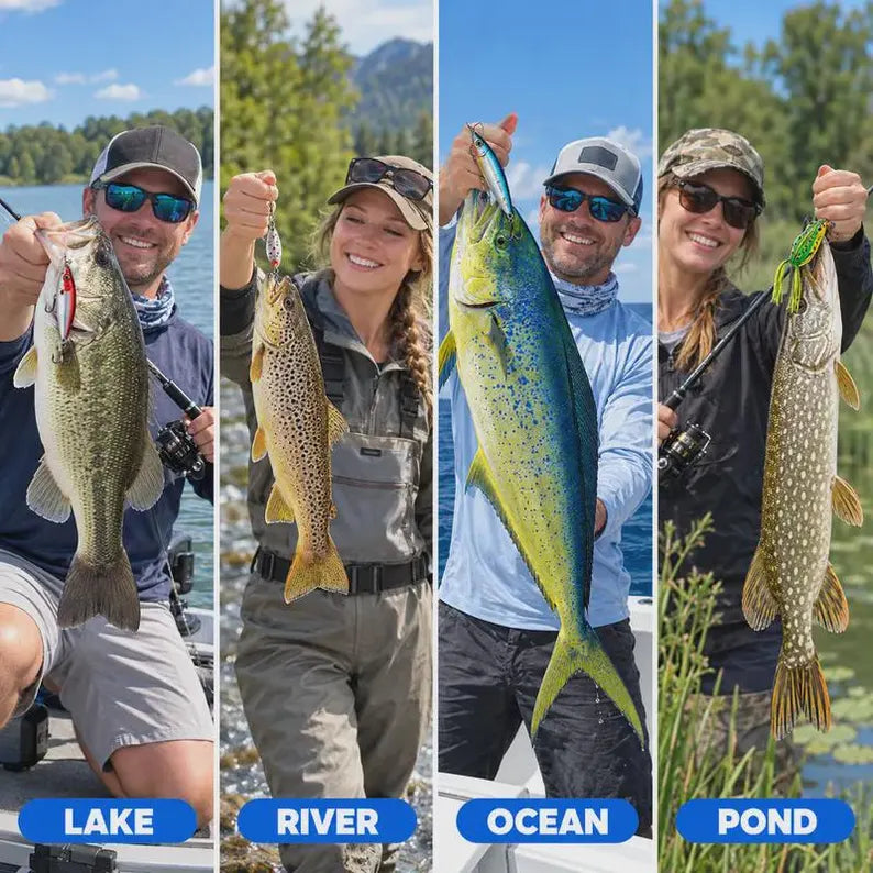 Fishing Advent Calendar 2026 Christmas - 24 Days Lures Advent Calendar for Fisher Adult Men Teen Boys - 2026 Xmas Countdown Surprise Gift