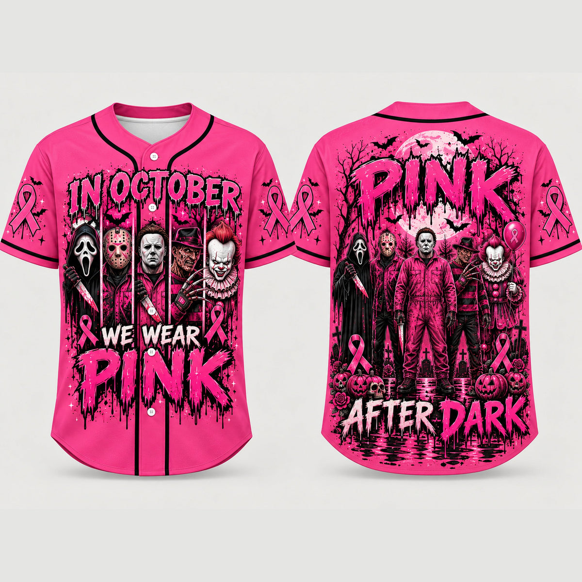 Pink Horror October Jersey – Style 2