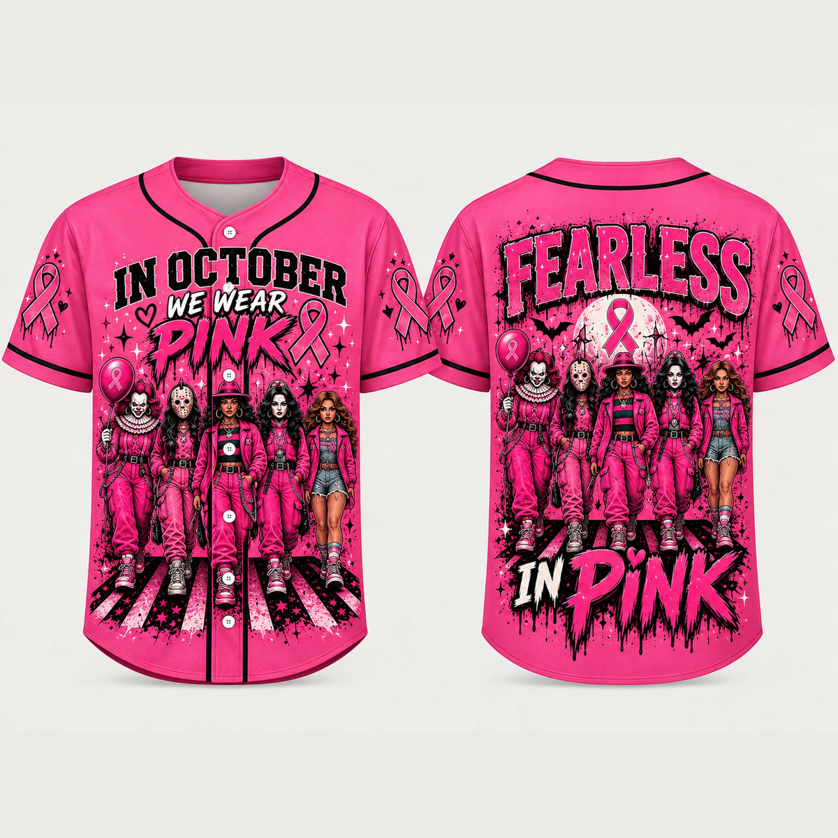 Pink Horror October Jersey – Style 3