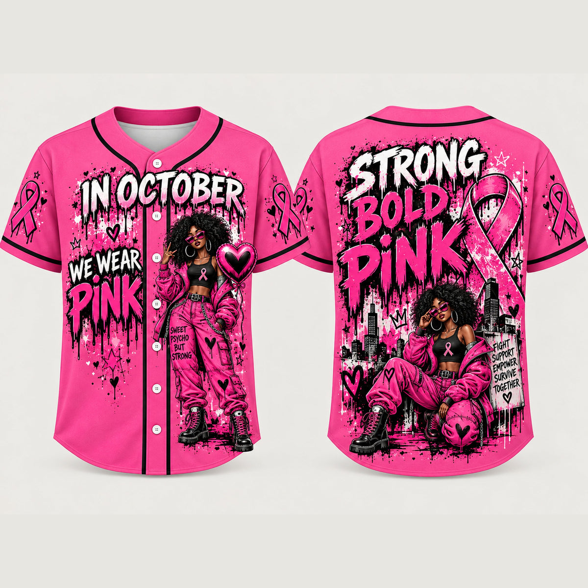 Pink Horror October Jersey – Style 5