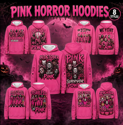 Pink Horror October Hoodie