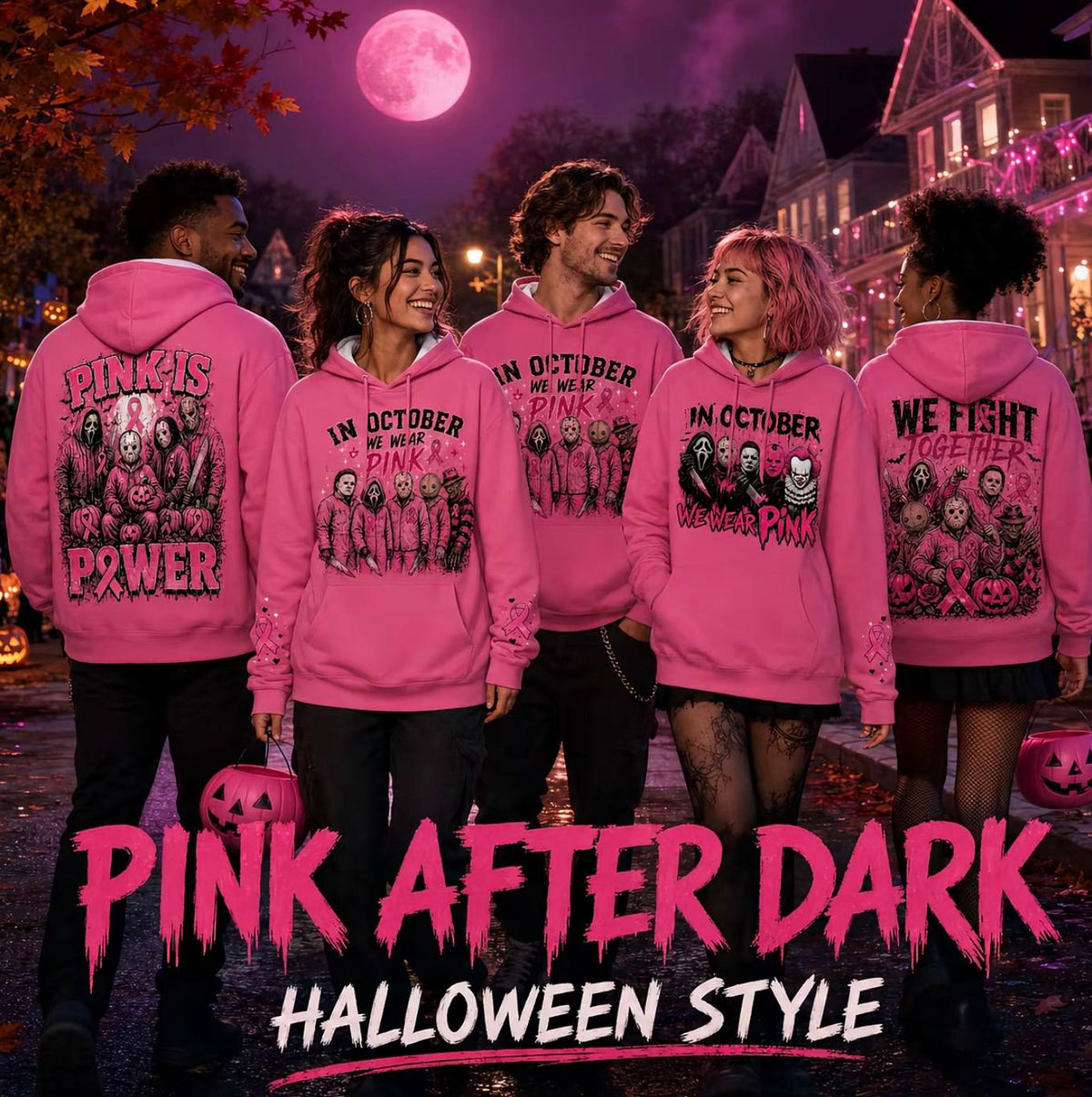 Pink Horror October Hoodie – view 2