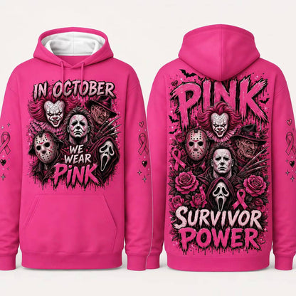 Pink Horror October Hoodie – Style 4