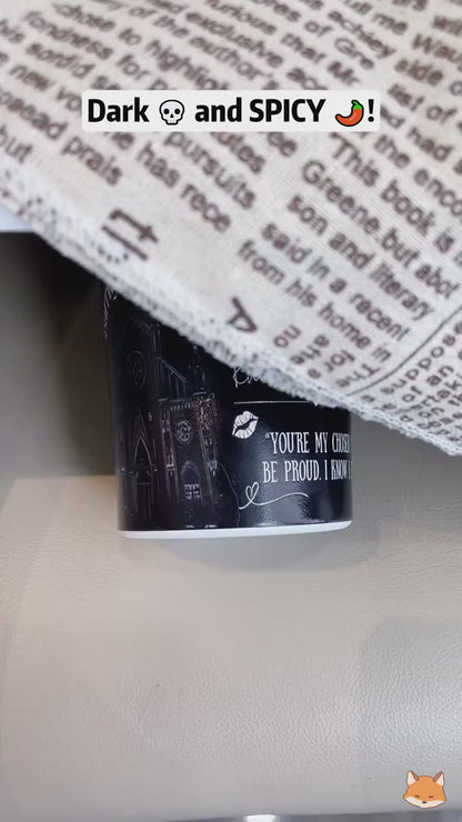 The Lords Dark Romance 40oz Tumbler with Handle, Barrington University Bookish Fan Gift, Ryat Silas Tyson Sin Custom Aesthetic Travel Mug, Little Darling Dark Romance Merchandise