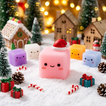 24-Day Christmas Dumpling Squishy Advent Calendar 2026, Emoji Dumpling Countdown Calendar, Cute Squishy Toy Gift for Kids